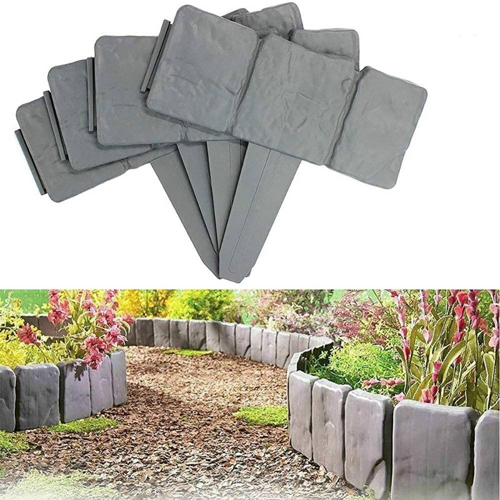buy plastic garden bed border