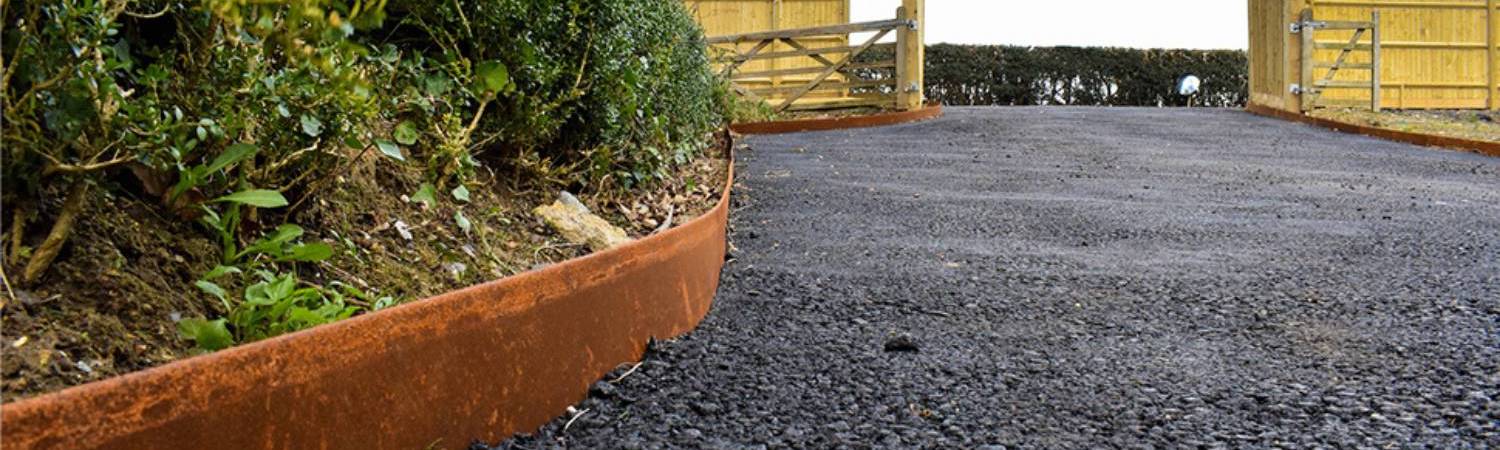 best cor ten garden bed edging