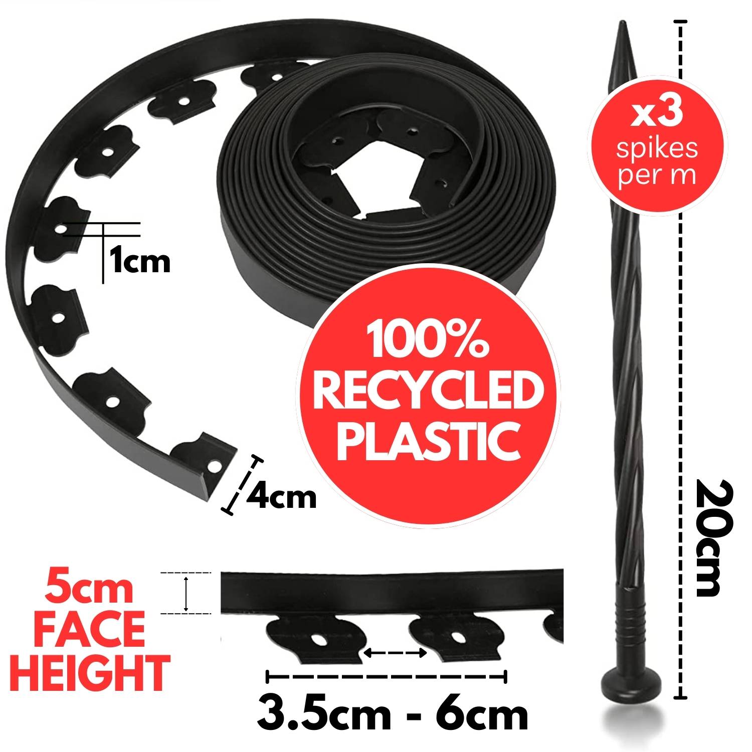 best plastic garden edging kit canada