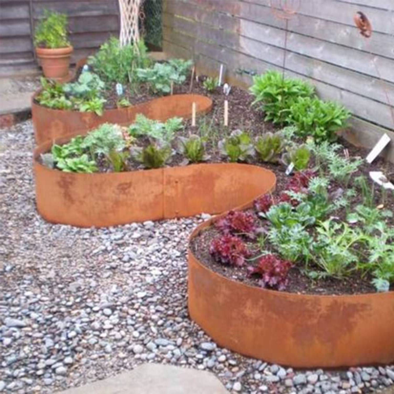 buy corten metal path edging online