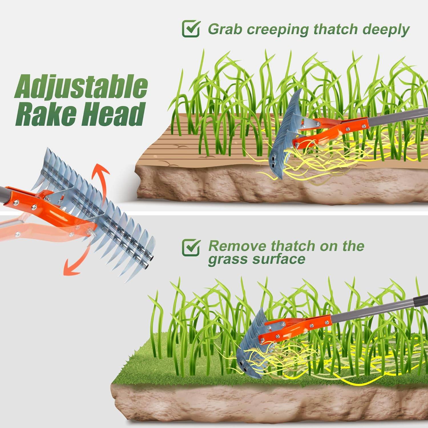 buy hand de thatch rake