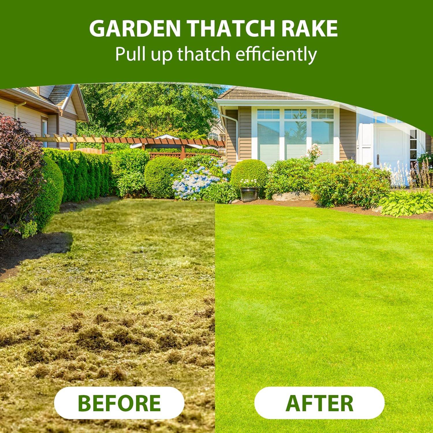 buy hand grass thatch rake