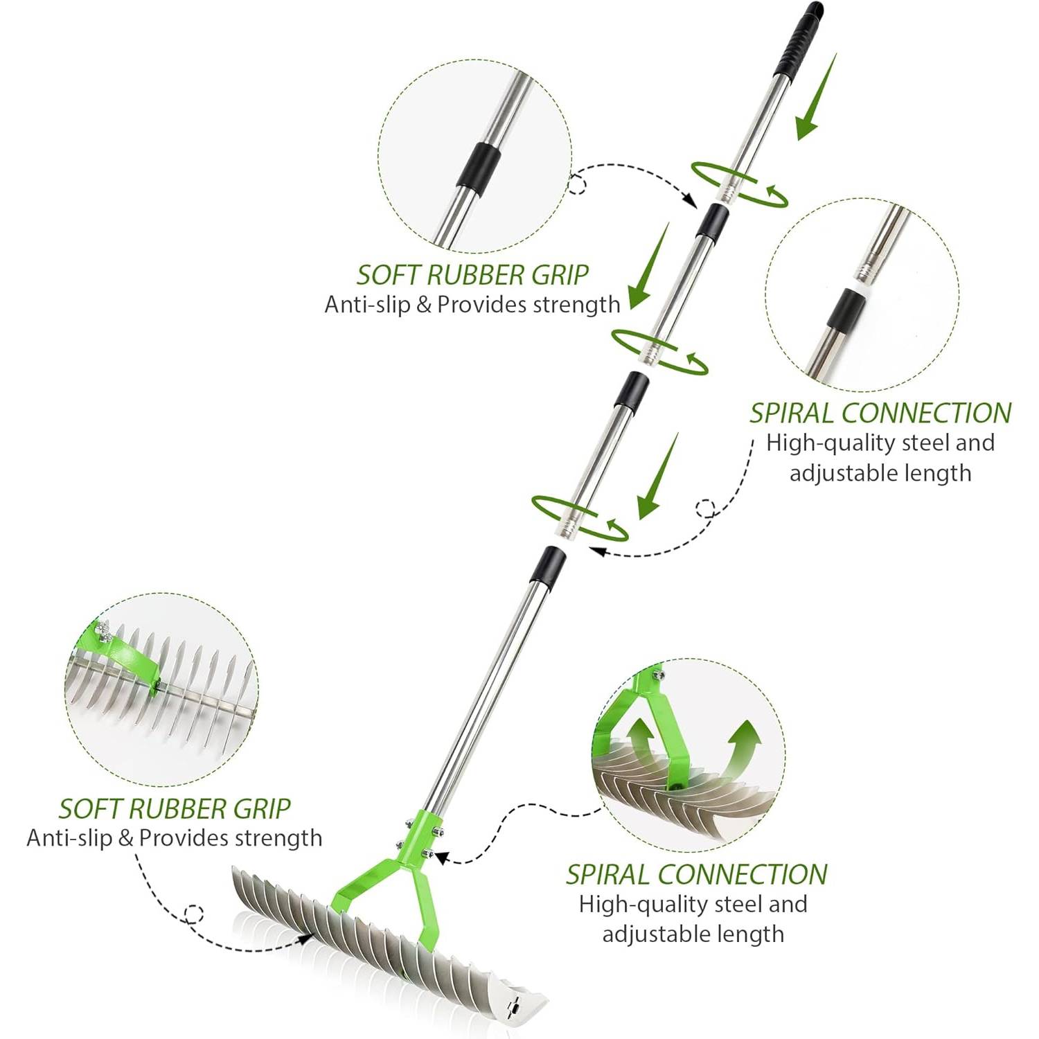 buy manual de thatch rake