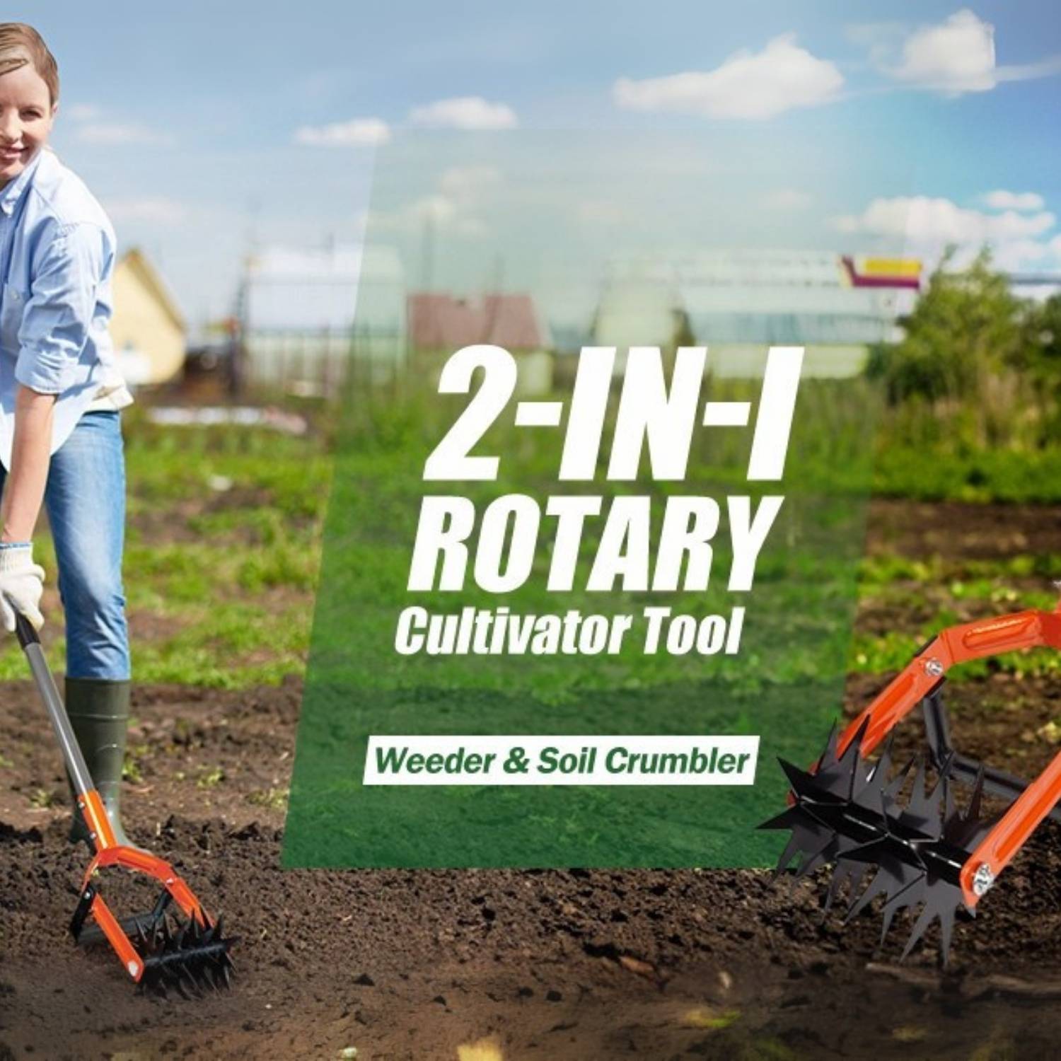 best 2 in 1 garden weeder and crumbler