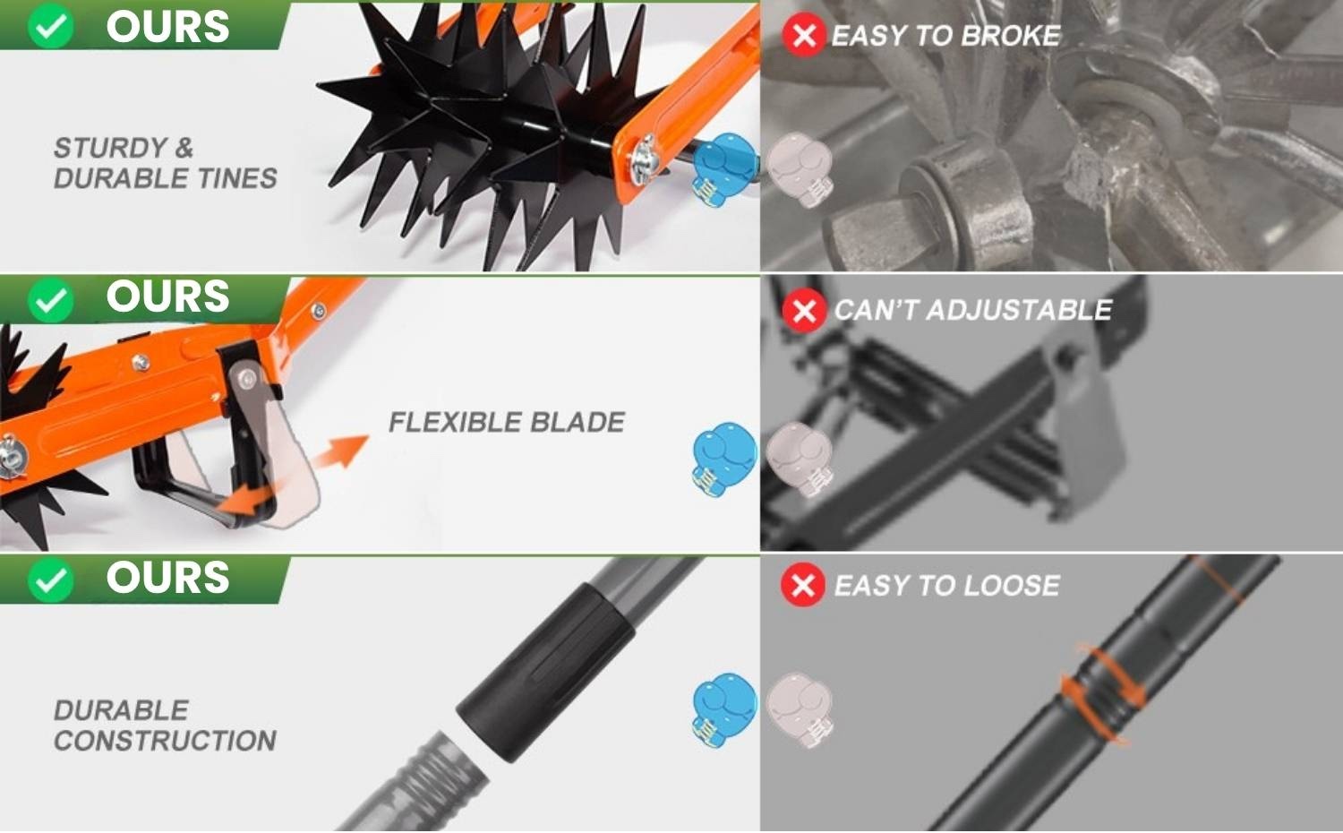 best rotary cultivator garden tool