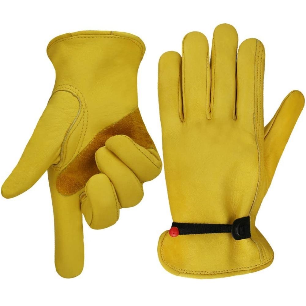 Leather Gardening Gloves S: image 2