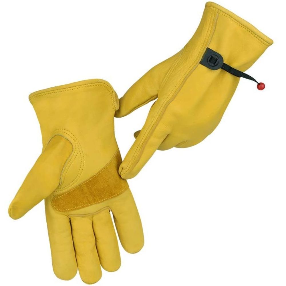 Leather Gardening Gloves S: image 4