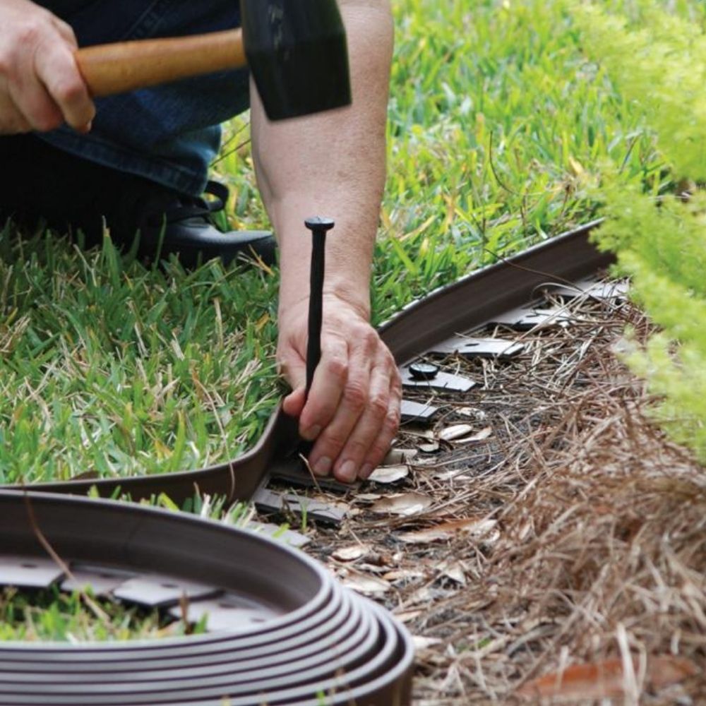 Plastic Garden Edging Kit 5 cm (per metre)